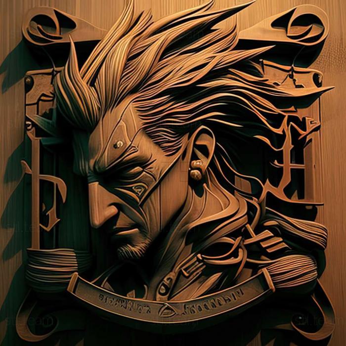 3D model Final Fantasy 7 game (STL)